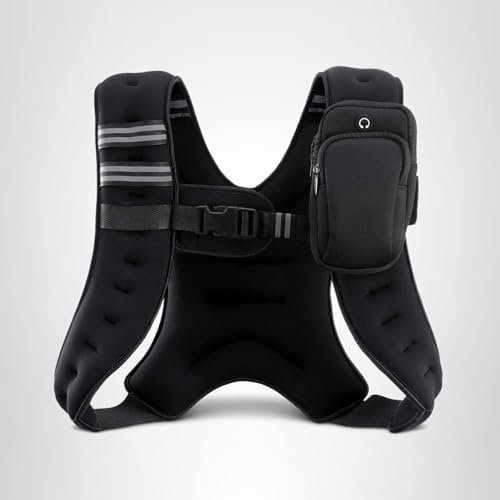 ZELUS Weighted Vest, 6lb/8lb/12lb/16lb/20lb/25lb/30lb