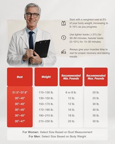 ZELUS Weighted Vest, 6lb/8lb/12lb/16lb/20lb/25lb/30lb - Image 7