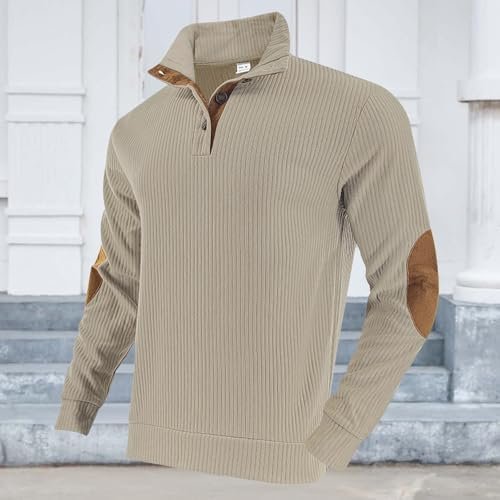 Men's Quilted Sweatshirt Casual Corduroy - Image 2