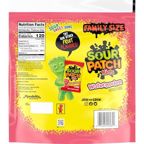 SOUR PATCH KIDS Watermelon Soft & Chewy Candy, - Image 3