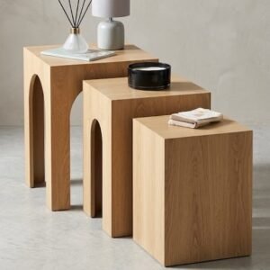 Lot de 3 tables d'appoint Gigognes