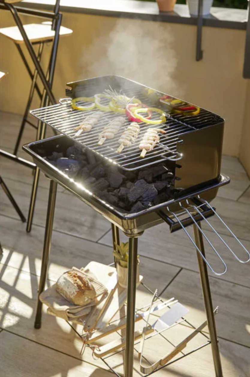 Barbecue à charbon Tucson métal noir – Image 2