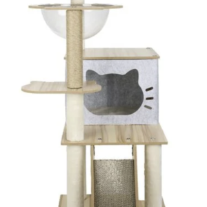 Arbre à chat avec couchages/griffoirs/balle 48x48xH120cm