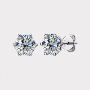 Moissanite Stud Earrings