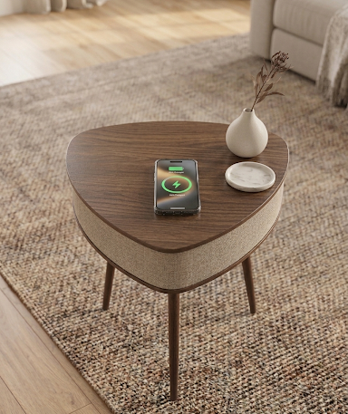 Table d'appoint avec charge sans fil – Image 2