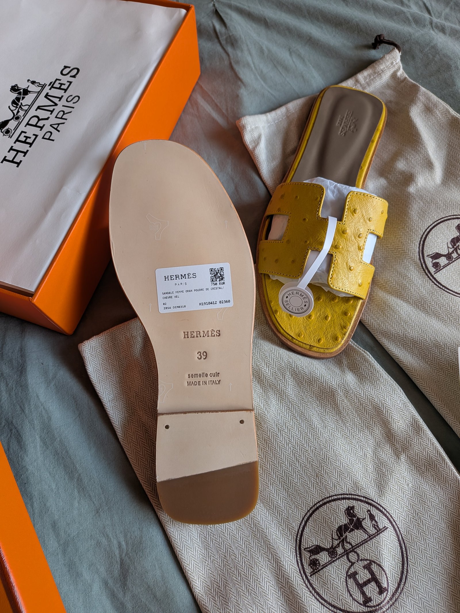 Sandalle Hermès femme 39 – Image 4