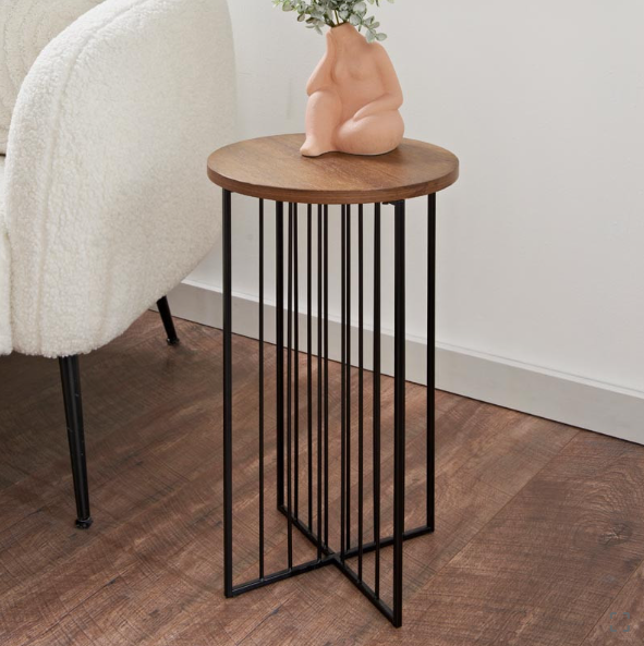 Table d'appoint haute ronde – Image 2